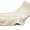 2420623445.jpg Quick-Dry Breathable Organic Natural Linen Athletic Mid-Calf Socks, Unisex