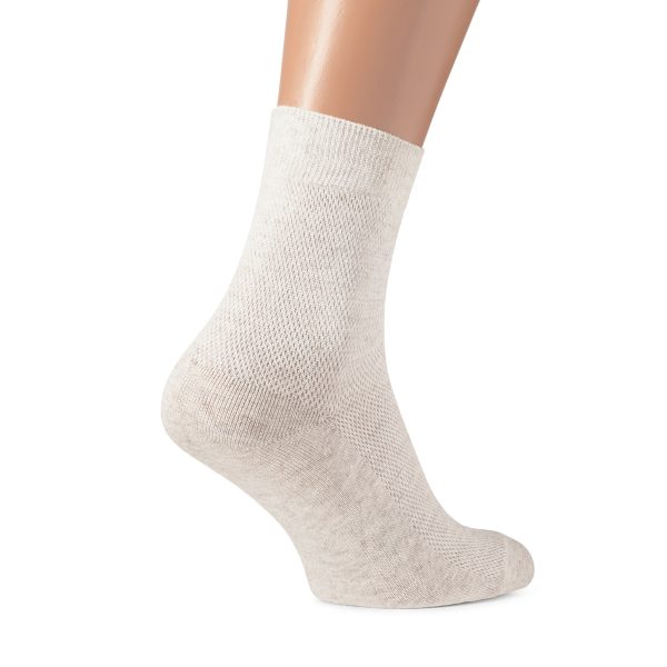 3798004412.jpg Ultra-Comfortable LinoStep™ PureWear Organic Linen Flax Socks for Women